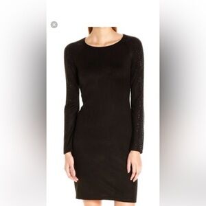 Calvin Klein- Sweater Dress with studded sleeves
